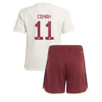 Camiseta Bayern Munich Kingsley Coman #11 Tercera Equipación Replica 2023-24 para niños mangas cortas (+ Pantalones cortos)